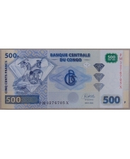 Конго 500 франков 2022 UNC. арт. 4318